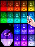 16 Renk 4 Mod Diamond Aydınlatma Masa Lambası Yuvarlak Abajur Dokunmatik & Kumandalı Usb Şarjlı 