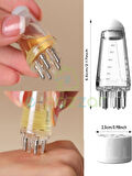 2 Adet Siyah 6 Ml Serum Ve Yağlar İçin Çelik Bilye Başlıklı Masajlı Kişisel Bakım Aplikatörü