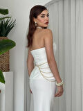 EQURİ Spas Straplez Elbise