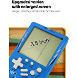 Ozmik Tuğla Oyun Konsolu 23 Bulmaca Oyunu Dahili, 3.5 inç LCD Mini Taşınabilir Atari