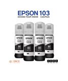 Epson 103 L3250 Uyumlu Dörtlü Siyah Ink Bottle