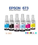 Epson 673 L805 Uyumlu Orijinal Mürekkep Seti