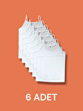 Ekonomik İnce Askılı Kız Çocuk Pamuklu Atlet 6'lı Paket