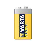 Superlife Çinko 9 Volt Pil 12 li Paket