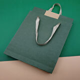 Özel Kutulu Deri Defter Ve Roller Kalem Seti Yeşil