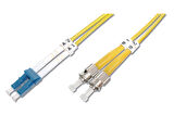 Digitus LC-ST Fiber Optik Patch Kablo, 2 metre, Singlemode, Duplex, 9/125