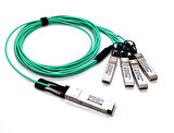 Beek 40G QSFP+ &lt;-&gt; 4x10G SFP+, Aktif Fiber Optik Kablo (AOC), 5 metre&lt;br&gt;
Beek 40G QSFP+ to 4x10G SFP+, AOC Cable, 5 meters