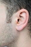 Erkek Gold Çelik Piercing Tragus Helix Kıkırdak