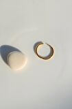 Erkek Gold Çelik Halka Küpe 20 mm Büyük Boy