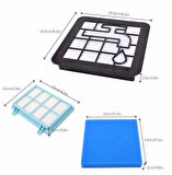 ERKOTECH Philips Fc9333 07 Powerpro City Hepa Filtre Seti