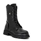 TwoEgoist Kadın Hakiki Deri Uzun Postal Bot