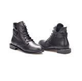 TwoEğoist Kadın Hakiki Deri Bilek Boy Kısa Topuk Tasarım Şık Bot