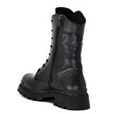 TwoEgoist Kadın Hakiki Deri Uzun Postal Bot