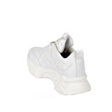 Kadın Kapitone Detaylı Kalın Tabanlı 5 Cm Sneakers Spor Ayakkabı