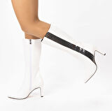 Kadın Topuklu Sivri Burunlu  Çizme