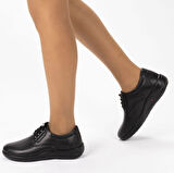 Kadın Deri Anatomik Topuk Dikeni Kemik Çıkıntısı Komfort Ayakkabı