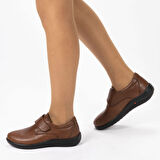 Kadın Deri Anatomik Topuk Dikeni Kemik Çıkıntısı Komfort Ayakkabı