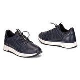 TwoEgoist Erkek Hakiki Deri  Anatomik Günlük Ayakkabı - Sneaker