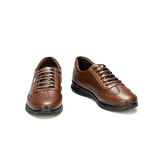 TwoEgoist Erkek Hakiki Deri Kauçuk Taban Anatomik Günlük Ayakkabı - Sneaker