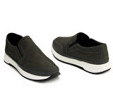 TwoEgoist Erkek Hakiki Nubuk Deri Anatomik Bağcıksız Hafif Günlük Ayakkabı