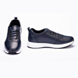 Erkek Sneakers Hakiki Deri Anatomik Tabanlı Hafif Ayakkabı