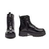 TwoEgoist Kadın Hakiki Deri Kalın Tabanlı Günlük Bot