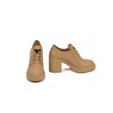 Kadın Hakiki Deri 8 cm Platform Topuk Şık Ayakkabı