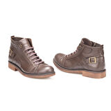 Erkek Hakiki Deri Kauçuk Tabanlı Anatomik Yarım Klasik Bot