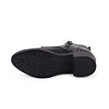 Kadın Hakiki Deri Anatomik Alçak Topuklu Günlük Şık Bot