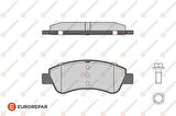 Eurorepar-PSA 1617282980 Ön Balata 206-207-P307-Part-Berl-301 Elyas-C2-C3-C4-Xsara YM 03 Arka Disk Ducato-Bo07 1610489680