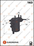 Eurorepar-PSA E148087 E Mtrn Filtresi Eurorepar E148087
