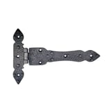 Antika Tarz Dekoratif Pirinç Kuyruklu Düğmeli Menteşe No3 - 155x240 Mm, Oksit