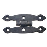 Antika Tarz Dekoratif Pirinç Dar Menteşe - 75x39 Mm, Oksit