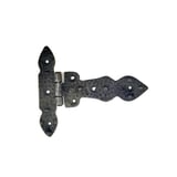 Antika Tarz Dekoratif Pirinç Kuyruklu Düğmeli Menteşe No1 - 117x142 Mm, Oksit