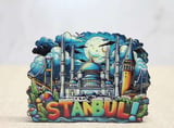 Ahşap İstanbul Temalı Magnet Alk4597
