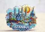 Ahşap İstanbul Temalı Magnet Alk4600