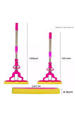 Kelebek Sıkma Mekanizmalı Mikrofiber Mop Sünger Sıkmalı Mop