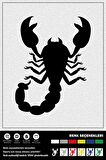 SCORPION UP STICKER 15 x 20 cm