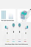 Oral B Braun Ile Uyumlu Elektrikli Yedek Diş Fırçası Başlıkları 8 Adet