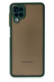 Samsung Galaxy A12 Kılıf Montreal Silikon Kapak - Yeşil