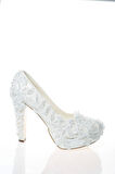 Kadın Beyaz Sedef Inci Taş Işlemeli Gelin Ayakkabı Kadın Topuklu Abiye Ayakkabı Şık Gece Ayakkabısı