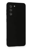 Samsung Galaxy S21 Kılıf Nano içi Kadife Silikon - Siyah