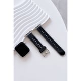 Apple Uyumlu Watch 38mm Jelly Silikon Kordon (saat Değildir) - Siyah
