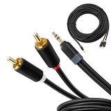 SWR2110/93 30 Metre 3.5mm Stereo 2 RCA AUX Ses Kablosu Hi-Fi