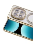 Xiaomi Redmi Note 15 Pro 5G Joke Simli Magneticsafe Kılıf - Gold