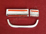 DB Chrome Mercedes Viano Bagaj Açma Nikelajı 2004-2014 3 Parça P.Çelik
