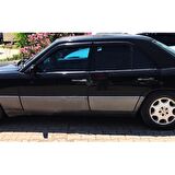 DB Chrome Mercedes E Klasse W124 Cam Çıtası Nikelajı 1984-1995 4 Parça P.Çelik