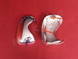 DB Chrome Renault Trafic Krom Ayna Kapağı 2001-2014 2 Parça Abs Krom