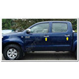 DB Chrome Toyota Hilux Kapı Kolu Nikelajı 2006-2014 4 Kapı P.Çelik