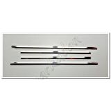 DB Chrome VW Polo Cam Çıtası Nikelajı 2009-2017 4 Parça P.Çelik